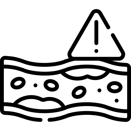 Ícone de colesterol, triglicerídeos e risco cardiovascular
