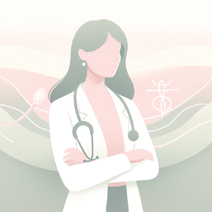 Ilustração médica representando cuidado endocrinológico
